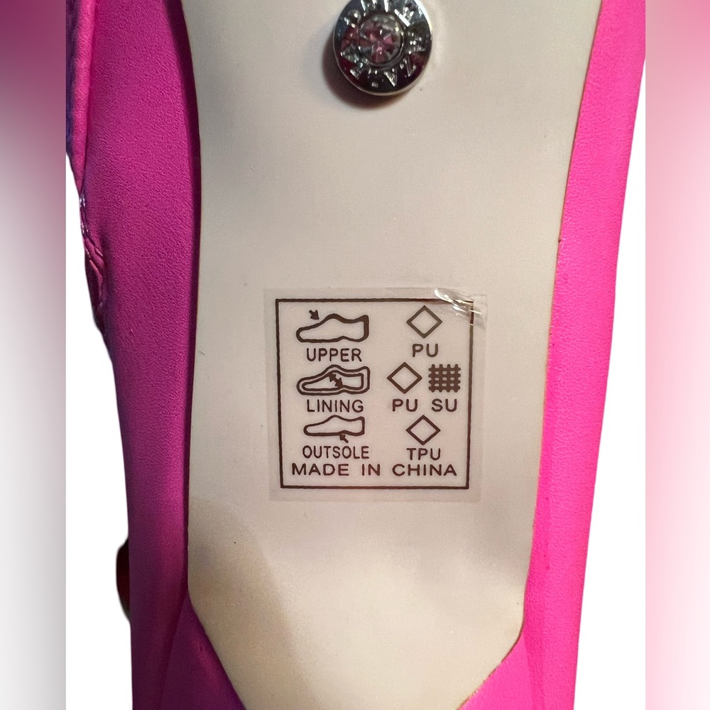 Azalea Wang NWT Stunning Barbie Influence Pink Faux Leather Stiletto Heal Boots - Picture 13 of 13